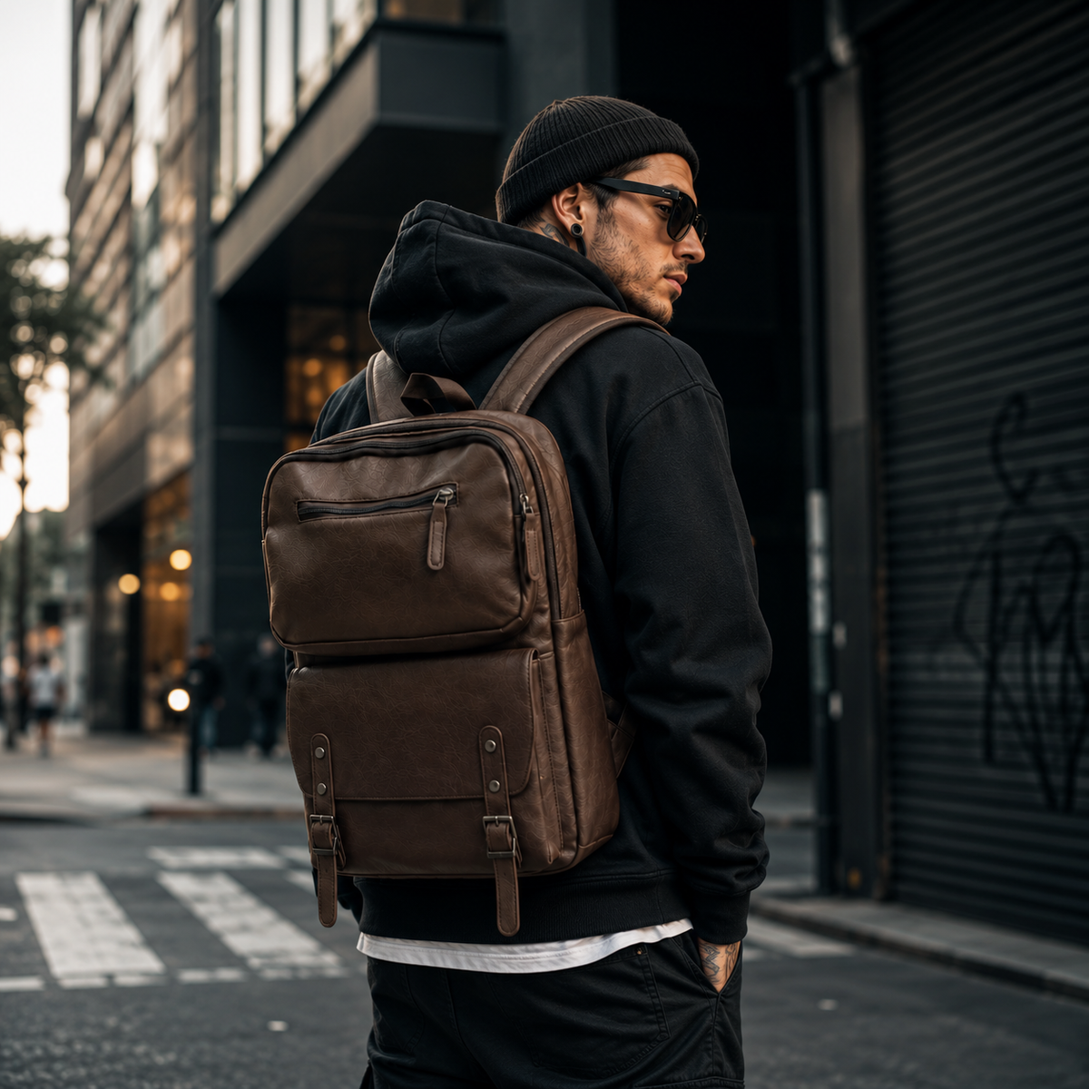 Mochila Lead Marrón
