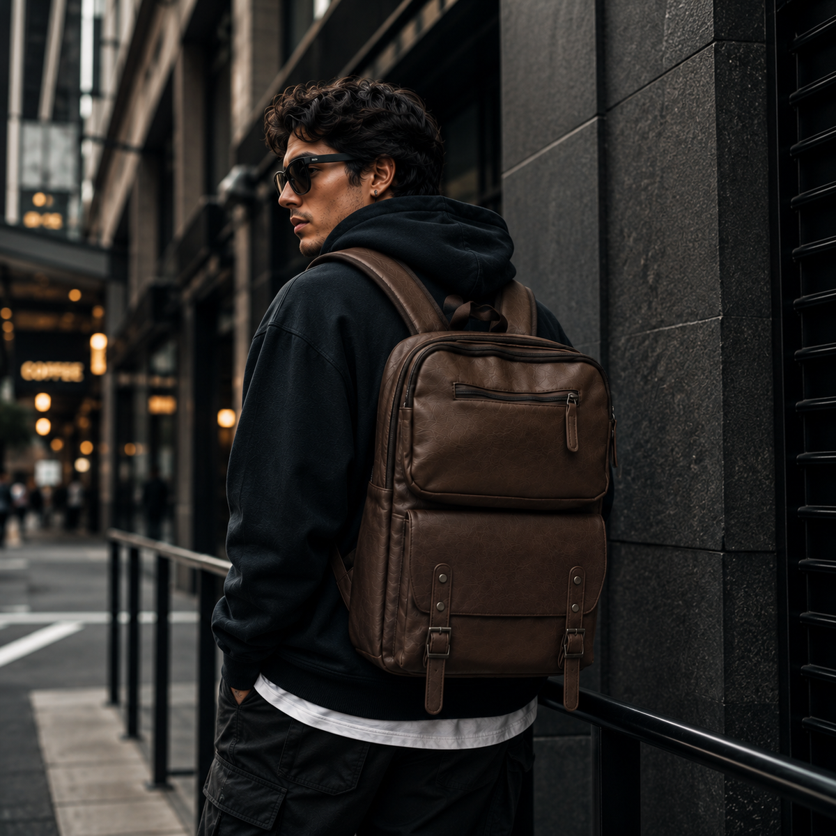 Mochila Lead Marrón